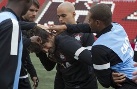 Durante o treino desta tarde no estdio Caliente, na cidade de Tijuana/Mxico. O prximo jogo da equipe ser amanh, quarta-feira, 06/03, contra o Tijuana, no estdio Caliente, vlido pela 3 rodada da Copa Libertadores 2013. Tijuana - Mxico - 05/03/2013