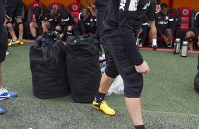 Durante o treino desta tarde no estádio Caliente, na cidade de Tijuana/México. O próximo jogo da equipe será amanhã, quarta-feira, 06/03, contra o Tijuana, no estádio Caliente, válido pela 3ª rodada da Copa Libertadores 2013. Tijuana - México - 05/03/2013