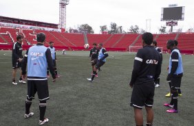 Durante o treino desta tarde no estdio Caliente, na cidade de Tijuana/Mxico. O prximo jogo da equipe ser amanh, quarta-feira, 06/03, contra o Tijuana, no estdio Caliente, vlido pela 3 rodada da Copa Libertadores 2013. Tijuana - Mxico - 05/03/2013