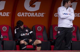 Durante o treino desta tarde no estdio Caliente, na cidade de Tijuana/Mxico. O prximo jogo da equipe ser amanh, quarta-feira, 06/03, contra o Tijuana, no estdio Caliente, vlido pela 3 rodada da Copa Libertadores 2013. Tijuana - Mxico - 05/03/2013