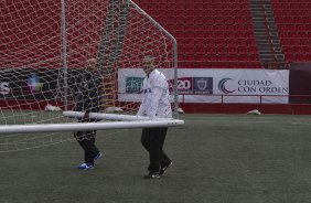Durante o treino desta tarde no estádio Caliente, na cidade de Tijuana/México. O próximo jogo da equipe será amanhã, quarta-feira, 06/03, contra o Tijuana, no estádio Caliente, válido pela 3ª rodada da Copa Libertadores 2013. Tijuana - México - 05/03/2013