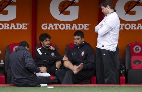 Durante o treino desta tarde no estádio Caliente, na cidade de Tijuana/México. O próximo jogo da equipe será amanhã, quarta-feira, 06/03, contra o Tijuana, no estádio Caliente, válido pela 3ª rodada da Copa Libertadores 2013. Tijuana - México - 05/03/2013