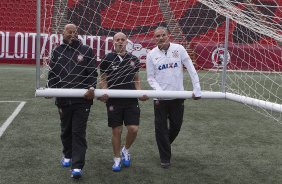 Durante o treino desta tarde no estádio Caliente, na cidade de Tijuana/México. O próximo jogo da equipe será amanhã, quarta-feira, 06/03, contra o Tijuana, no estádio Caliente, válido pela 3ª rodada da Copa Libertadores 2013. Tijuana - México - 05/03/2013