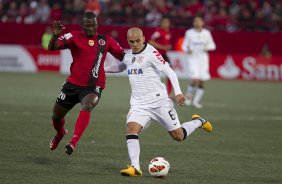 Durante a partida entre Tijuana/México x Corinthians/Brasil, realizada esta tarde no estádio Caliente, terceiro jogo da fase de classificação da Copa Libertadores de América 2013