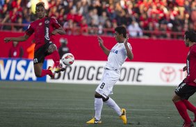 Durante a partida entre Tijuana/México x Corinthians/Brasil, realizada esta tarde no estádio Caliente, terceiro jogo da fase de classificação da Copa Libertadores de América 2013