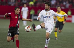 Durante a partida entre Tijuana/Mxico x Corinthians/Brasil, realizada esta tarde no estdio Caliente, terceiro jogo da fase de classificao da Copa Libertadores de Amrica 2013