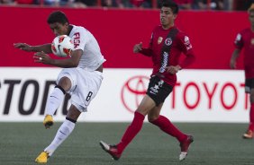 Durante a partida entre Tijuana/México x Corinthians/Brasil, realizada esta tarde no estádio Caliente, terceiro jogo da fase de classificação da Copa Libertadores de América 2013