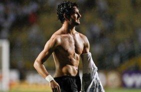 Alexandre Pato do Corinthians durante partida vlida pelo Copa Libertadores realizado no Pacaembu