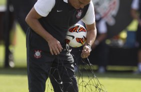 Durante o treino desta tarde no CT Joaquim Grava, no Parque Ecolgico do Tiete. O prximo jogo da equipe ser amanh, quarta-feira, dia 13/03, contra o Tijuana do Mxico, jogo da volta vlido pela fase de classificao da Copa Libertadores da Amrica 2013