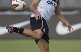 Durante o treino desta tarde no CT Joaquim Grava, no Parque Ecolgico do Tiete. O prximo jogo da equipe ser amanh, quarta-feira, dia 13/03, contra o Tijuana do Mxico, jogo da volta vlido pela fase de classificao da Copa Libertadores da Amrica 2013