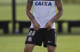 Durante o treino desta tarde no CT Joaquim Grava, no Parque Ecolgico do Tiete. O prximo jogo da equipe ser amanh, quarta-feira, dia 13/03, contra o Tijuana do Mxico, jogo da volta vlido pela fase de classificao da Copa Libertadores da Amrica 2013