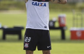 Durante o treino desta tarde no CT Joaquim Grava, no Parque Ecolgico do Tiete. O prximo jogo da equipe ser amanh, quarta-feira, dia 13/03, contra o Tijuana do Mxico, jogo da volta vlido pela fase de classificao da Copa Libertadores da Amrica 2013