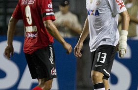 Durante a partida entre Corinthians/Brasil x Tijuana/México, realizada esta noite no estádio do Pacaembu, jogo da volta da fase de classificação da Copa Libertadores de América 2013
