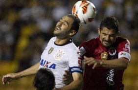 Durante a partida entre Corinthians/Brasil x Tijuana/Mxico, realizada esta noite no estdio do Pacaembu, jogo da volta da fase de classificao da Copa Libertadores de Amrica 2013