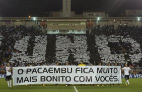Durante a partida entre Corinthians/Brasil x Tijuana/México, realizada esta noite no estádio do Pacaembu, jogo da volta da fase de classificação da Copa Libertadores de América 2013