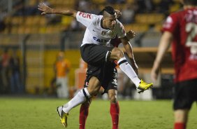 Durante a partida entre Corinthians/Brasil x Tijuana/Mxico, realizada esta noite no estdio do Pacaembu, jogo da volta da fase de classificao da Copa Libertadores de Amrica 2013