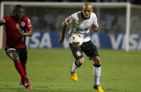 Durante a partida entre Corinthians/Brasil x Tijuana/Mxico, realizada esta noite no estdio do Pacaembu, jogo da volta da fase de classificao da Copa Libertadores de Amrica 2013