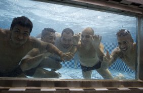 Durante o treino desta tarde no CT Joaquim Grava, no Parque Ecolgico do Tiete. O prximo jogo da equipe ser sbado, dia 17/03, contra a Uniao Barbarese, jogo da 12 rodada do Campeonato Paulista 2013