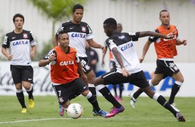 Durante o treino desta tarde no CT Joaquim Grava, no Parque Ecolgico do Tiete. O prximo jogo da equipe ser sbado, dia 17/03, contra a Uniao Barbarese, jogo da 12 rodada do Campeonato Paulista 2013