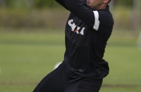 Durante o treino desta tarde no CT Joaquim Grava, no Parque Ecolgico do Tiete. O prximo jogo da equipe ser sbado, dia 17/03, contra a Uniao Barbarese, jogo da 12 rodada do Campeonato Paulista 2013