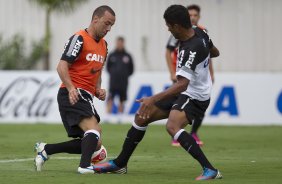 Durante o treino desta tarde no CT Joaquim Grava, no Parque Ecolgico do Tiete. O prximo jogo da equipe ser sbado, dia 17/03, contra a Uniao Barbarese, jogo da 12 rodada do Campeonato Paulista 2013