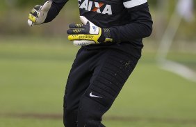 Durante o treino desta tarde no CT Joaquim Grava, no Parque Ecolgico do Tiete. O prximo jogo da equipe ser sbado, dia 17/03, contra a Uniao Barbarese, jogo da 12 rodada do Campeonato Paulista 2013