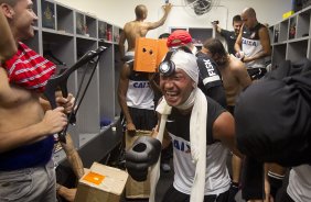 Harlem Sheik após o treino desta tarde no CT Joaquim Grava, no Parque Ecológico do Tiete. O próximo jogo da equipe será amanhã, quarta-feira, dia 13/03, contra o Tijuana do México, jogo da volta válido pela fase de classificação da Copa Libertadores da América 2013