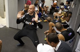 Harlem Sheik aps o treino desta tarde no CT Joaquim Grava, no Parque Ecolgico do Tiete. O prximo jogo da equipe ser amanh, quarta-feira, dia 13/03, contra o Tijuana do Mxico, jogo da volta vlido pela fase de classificao da Copa Libertadores da Amrica 2013