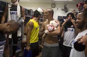Harlem Sheik após o treino desta tarde no CT Joaquim Grava, no Parque Ecológico do Tiete. O próximo jogo da equipe será amanhã, quarta-feira, dia 13/03, contra o Tijuana do México, jogo da volta válido pela fase de classificação da Copa Libertadores da América 2013
