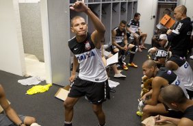 Harlem Sheik aps o treino desta tarde no CT Joaquim Grava, no Parque Ecolgico do Tiete. O prximo jogo da equipe ser amanh, quarta-feira, dia 13/03, contra o Tijuana do Mxico, jogo da volta vlido pela fase de classificao da Copa Libertadores da Amrica 2013