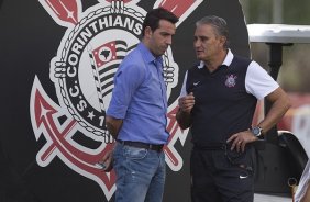 Durante o treino desta tarde no CT Joaquim Grava, no Parque Ecolgico do Tiete. O prximo jogo da equipe ser amanh, sbado, dia 16/03, contra a Uniao Barbarese, jogo da 12 rodada do Campeonato Paulista 2013