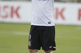 Durante o treino desta tarde no CT Joaquim Grava, no Parque Ecolgico do Tiete. O prximo jogo da equipe ser amanh, sbado, dia 16/03, contra a Uniao Barbarese, jogo da 12 rodada do Campeonato Paulista 2013