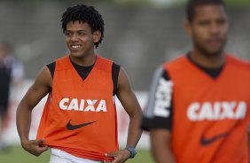 Durante o treino desta tarde no CT Joaquim Grava, no Parque Ecolgico do Tiete. O prximo jogo da equipe ser amanh, sbado, dia 16/03, contra a Uniao Barbarese, jogo da 12 rodada do Campeonato Paulista 2013