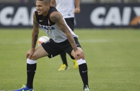 Durante o treino desta tarde no CT Joaquim Grava, no Parque Ecolgico do Tiete. O prximo jogo da equipe ser amanh, sbado, dia 16/03, contra a Uniao Barbarese, jogo da 12 rodada do Campeonato Paulista 2013