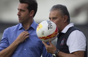 Durante o treino desta tarde no CT Joaquim Grava, no Parque Ecolgico do Tiete. O prximo jogo da equipe ser amanh, sbado, dia 16/03, contra a Uniao Barbarese, jogo da 12 rodada do Campeonato Paulista 2013