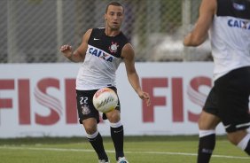 Durante o treino desta tarde no CT Joaquim Grava, no Parque Ecolgico do Tiete. O prximo jogo da equipe ser amanh, sbado, dia 16/03, contra a Uniao Barbarese, jogo da 12 rodada do Campeonato Paulista 2013