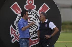 Durante o treino desta tarde no CT Joaquim Grava, no Parque Ecolgico do Tiete. O prximo jogo da equipe ser amanh, sbado, dia 16/03, contra a Uniao Barbarese, jogo da 12 rodada do Campeonato Paulista 2013