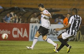Durante a partida entre Corinthians x Uniao Barbarense realizada esta tarde no estádio do Pacaembu, jogo válido pela 12ª rodada do Campeonato Paulista de 2013