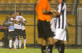 Durante a partida entre Corinthians x Uniao Barbarense realizada esta tarde no estádio do Pacaembu, jogo válido pela 12ª rodada do Campeonato Paulista de 2013