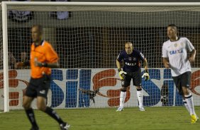 Durante a partida entre Corinthians x Uniao Barbarense realizada esta tarde no estádio do Pacaembu, jogo válido pela 12ª rodada do Campeonato Paulista de 2013