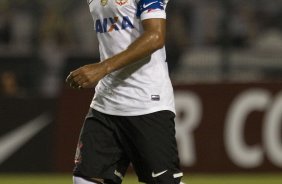 Durante a partida entre Corinthians x Uniao Barbarense realizada esta tarde no estádio do Pacaembu, jogo válido pela 12ª rodada do Campeonato Paulista de 2013