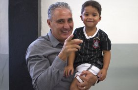 Nos vestirios antes da partida entre Corinthians x Uniao Barbarense realizada esta tarde no estdio do Pacaembu, jogo vlido pela 12 rodada do Campeonato Paulista de 2013