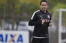 Durante o treino desta manh no CT Joaquim Grava, no Parque Ecolgico do Tiete. O prximo jogo da equipe ser quarta-feira, dia 20/03, contra o XV de Piracicaba, no estdio Baro de Serra Negra, jogo da 13 rodada do Campeonato Paulista 2013