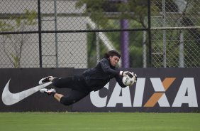 Durante o treino desta manh no CT Joaquim Grava, no Parque Ecolgico do Tiete. O prximo jogo da equipe ser quarta-feira, dia 20/03, contra o XV de Piracicaba, no estdio Baro de Serra Negra, jogo da 13 rodada do Campeonato Paulista 2013