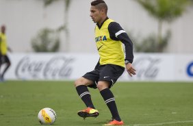 Durante o treino desta manh no CT Joaquim Grava, no Parque Ecolgico do Tiete. O prximo jogo da equipe ser quarta-feira, dia 20/03, contra o XV de Piracicaba, no estdio Baro de Serra Negra, jogo da 13 rodada do Campeonato Paulista 2013