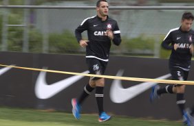 Durante o treino desta manh no CT Joaquim Grava, no Parque Ecolgico do Tiete. O prximo jogo da equipe ser quarta-feira, dia 20/03, contra o XV de Piracicaba, no estdio Baro de Serra Negra, jogo da 13 rodada do Campeonato Paulista 2013