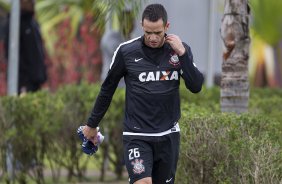 Durante o treino desta manh no CT Joaquim Grava, no Parque Ecolgico do Tiete. O prximo jogo da equipe ser quarta-feira, dia 20/03, contra o XV de Piracicaba, no estdio Baro de Serra Negra, jogo da 13 rodada do Campeonato Paulista 2013