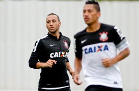 Jogador Guilherme durante Treino do Corinthians realizado no CT Joaquim Grava