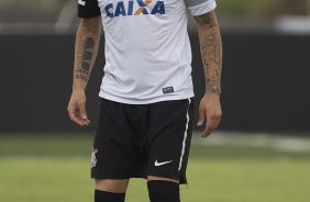 Durante o treino desta tarde no CT Joaquim Grava, no Parque Ecolgico do Tiete. O prximo jogo da equipe ser domingo, dia 24/03, contra o Guarani, de Campinas, no estdio Brinco de Ouro da Princesa, jogo vlido pela 14 rodada do Campeonato Paulista 2013