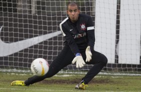 Durante o treino desta tarde no CT Joaquim Grava, no Parque Ecolgico do Tiete. O prximo jogo da equipe ser domingo, dia 24/03, contra o Guarani, de Campinas, no estdio Brinco de Ouro da Princesa, jogo vlido pela 14 rodada do Campeonato Paulista 2013